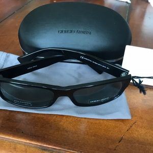 Giorgio Armani Sunglass 609S Polarized Black